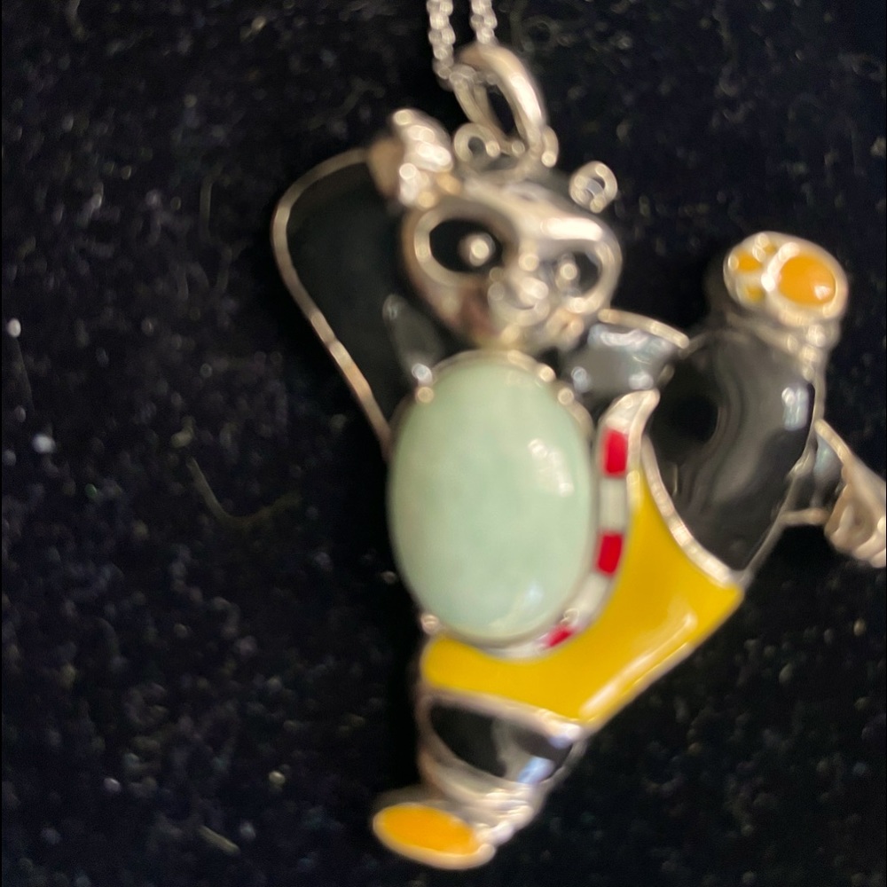 Kung Fu Panda Sterling With Jadeite